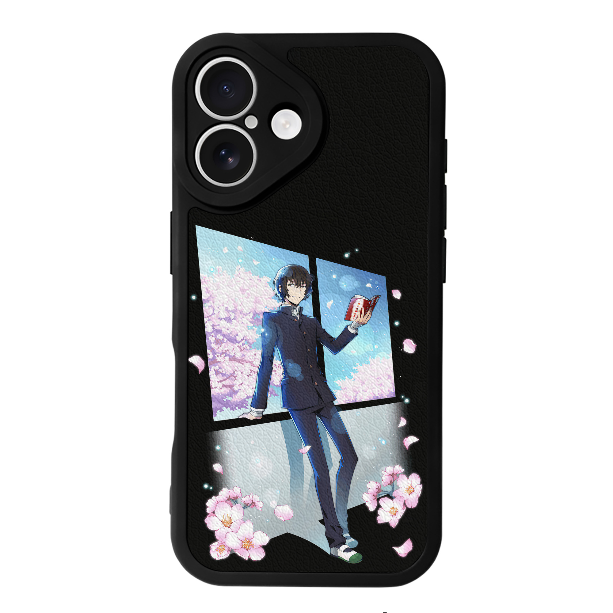 （画像用） 文豪ストレイドッグス Bungo Stray Dogs 【iPhone 16シリーズ対応】シリコンスマホケース（レザー調） 材質：シリコン